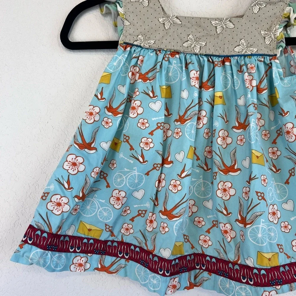 Matilda Jane Girls Its A Wonderful Parade Love Dress Size 6